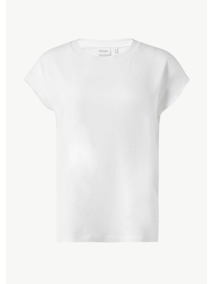 T-Shirt  in  0100_weiß