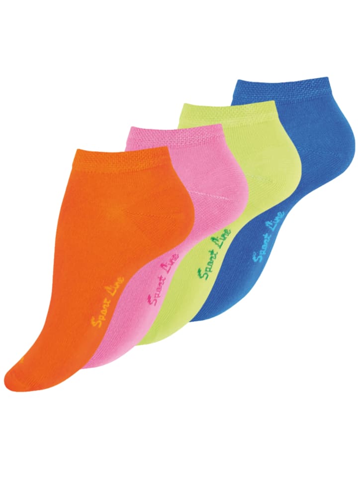 Sneaker Socken 8 Paar original SPORT LINERS in Bunt