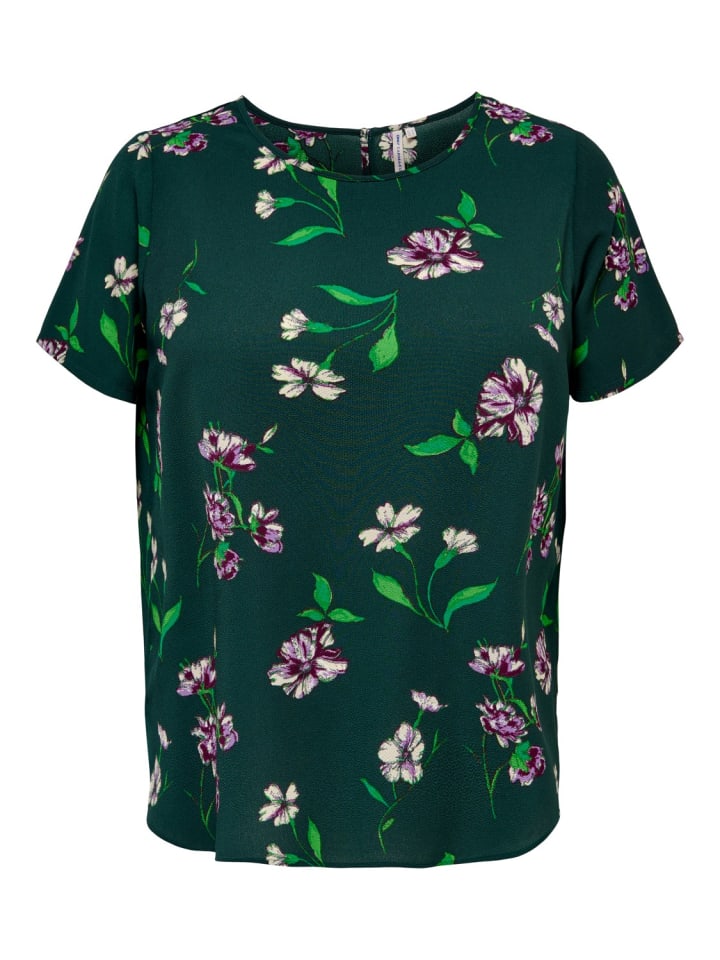 Design Bluse Plus Size Curvy Shirt Übergröße in Grün-2