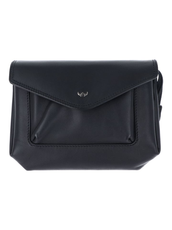 Polo Geldbörse RFID Schutz Leder 16.5 cm schwarz