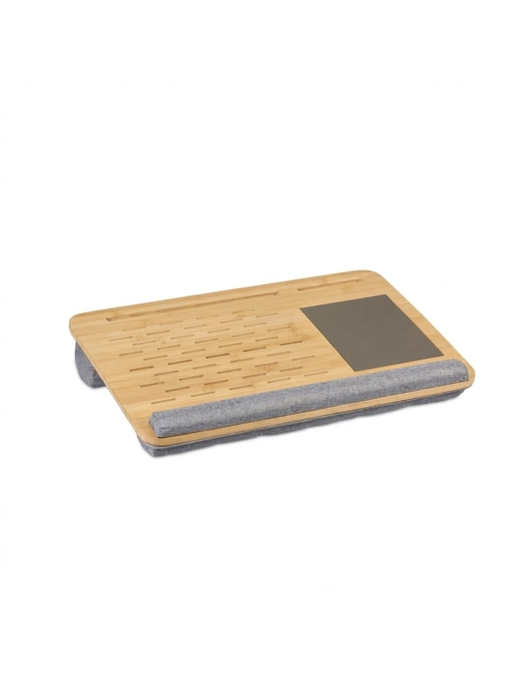 Laptopkissen in Natur/ Grau - (B)55,5 x (H)10 x (T)36 cm