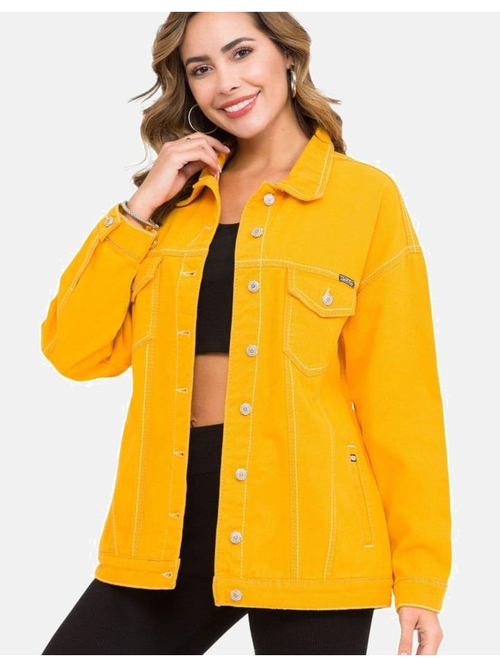 Jeansjacke in YELLOW