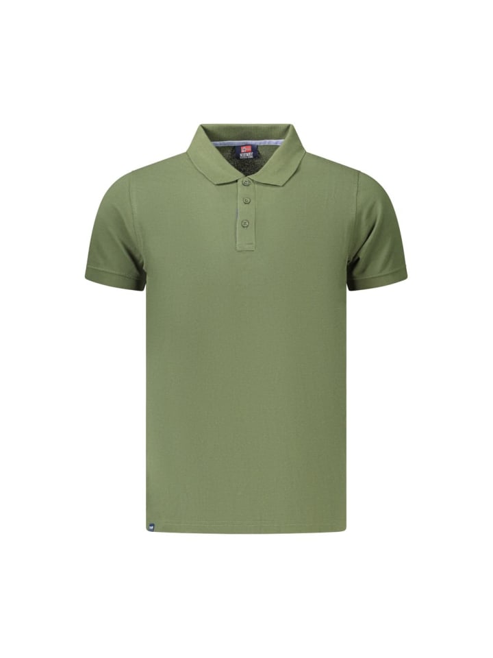 Grün Baumwolle Herren Polo