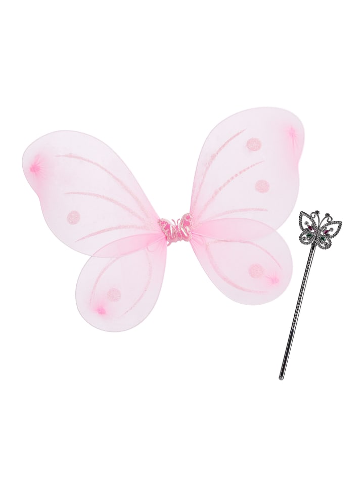 Feenflügel Zauberstab in Pink