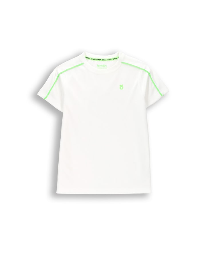T-Shirt mit kurzen Ärmeln in weiß