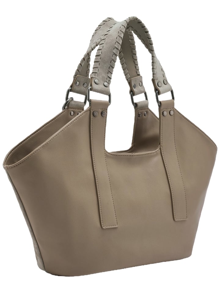 Shopper Whipstitch Soul Shopper in Taupe