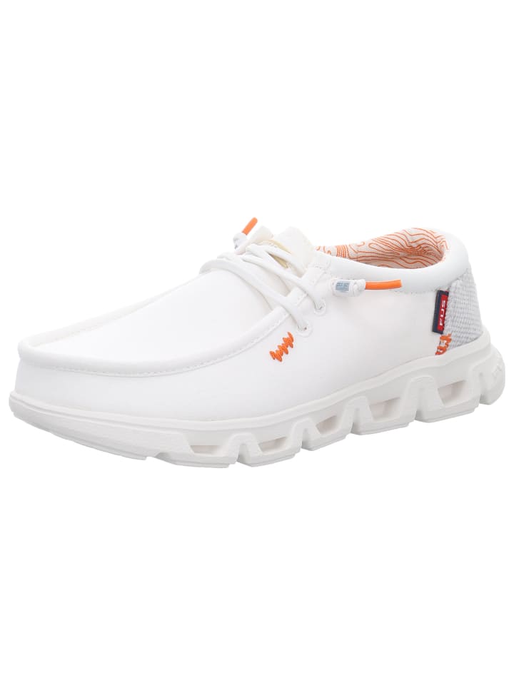 Sportlicher Slipper in weiß