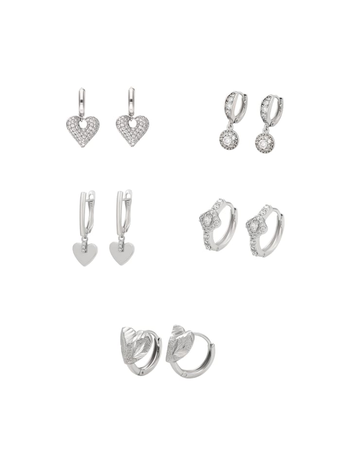 Women Jewelry Set in silver