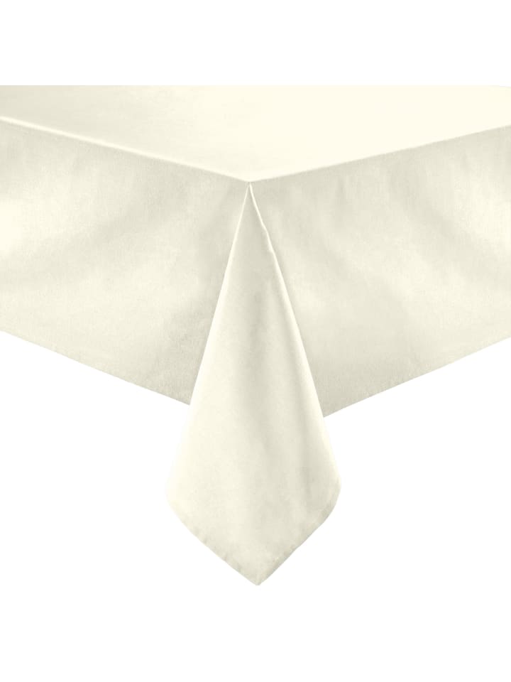 Baumwolle Tischdecke Tulsa in creme