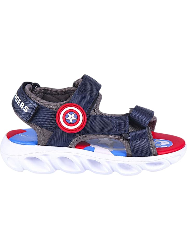 Sandalen Captain America mit Klettverschluss in Blau
