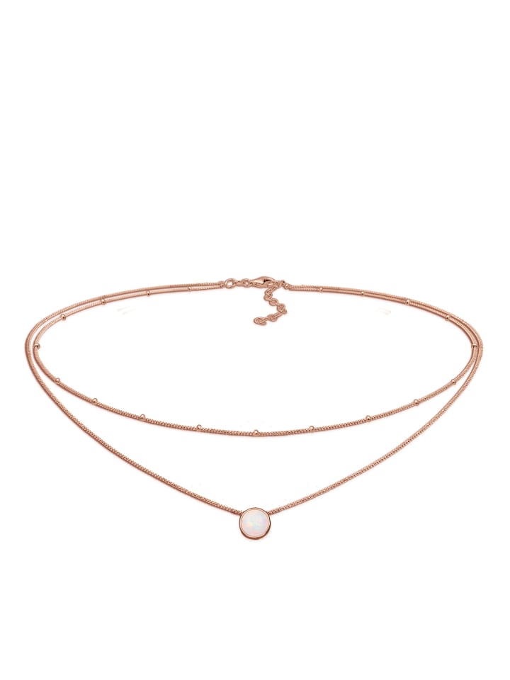 Halskette 925 Sterling Silber in Rosegold