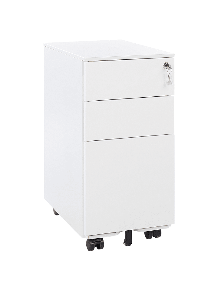 Büroschrank BOLSENA in Weiß - (W) 30 x (H) 60 x (L) 45 cm