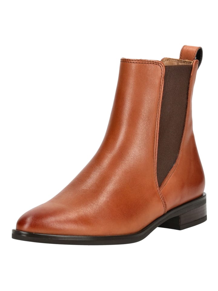 Stiefelette Cognac