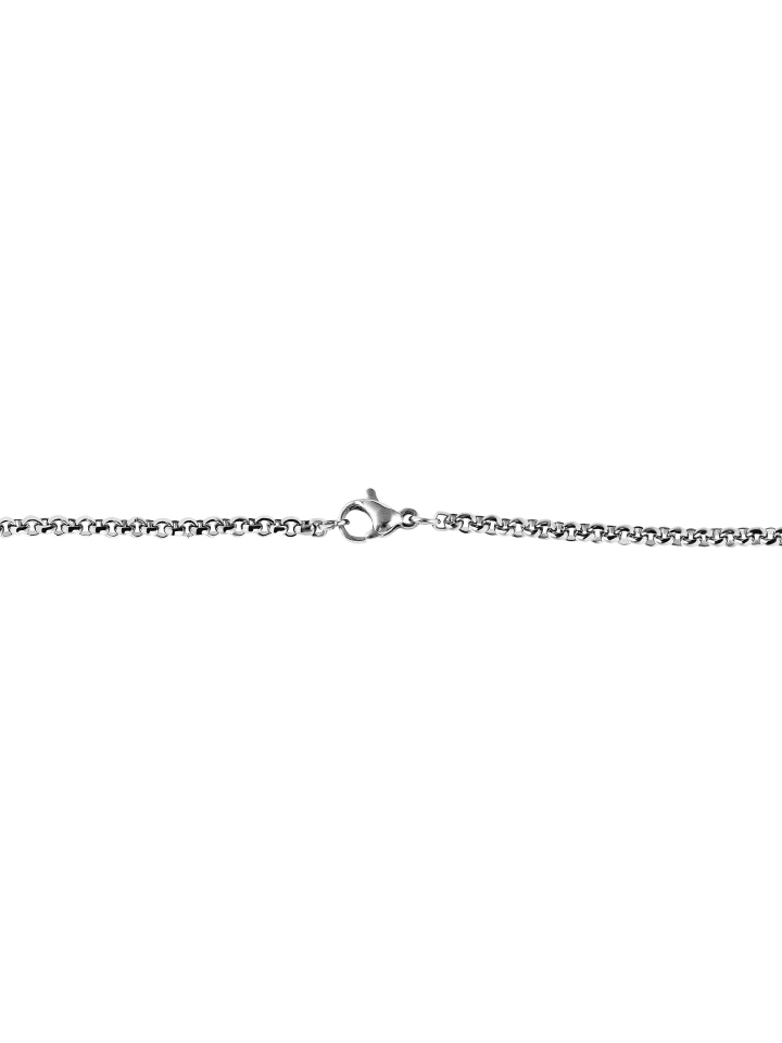 Unisex Halskette mit Anhänger – aus Edelstahl in silber