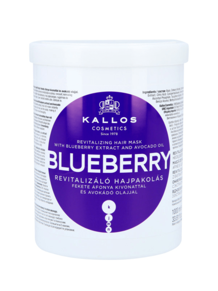 Kallos Cosmetics Haarmaske - Blueberry 1000 ml