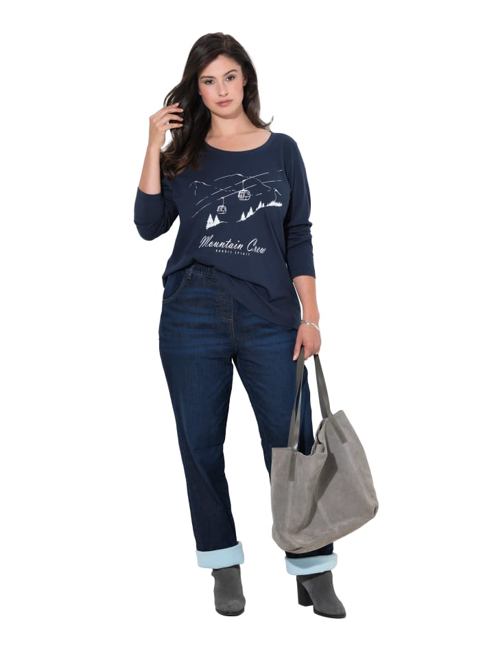 Jeans in blue denim