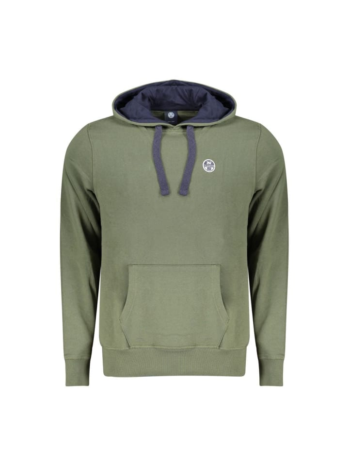 Grün Baumwolle Herren Sweatshirt