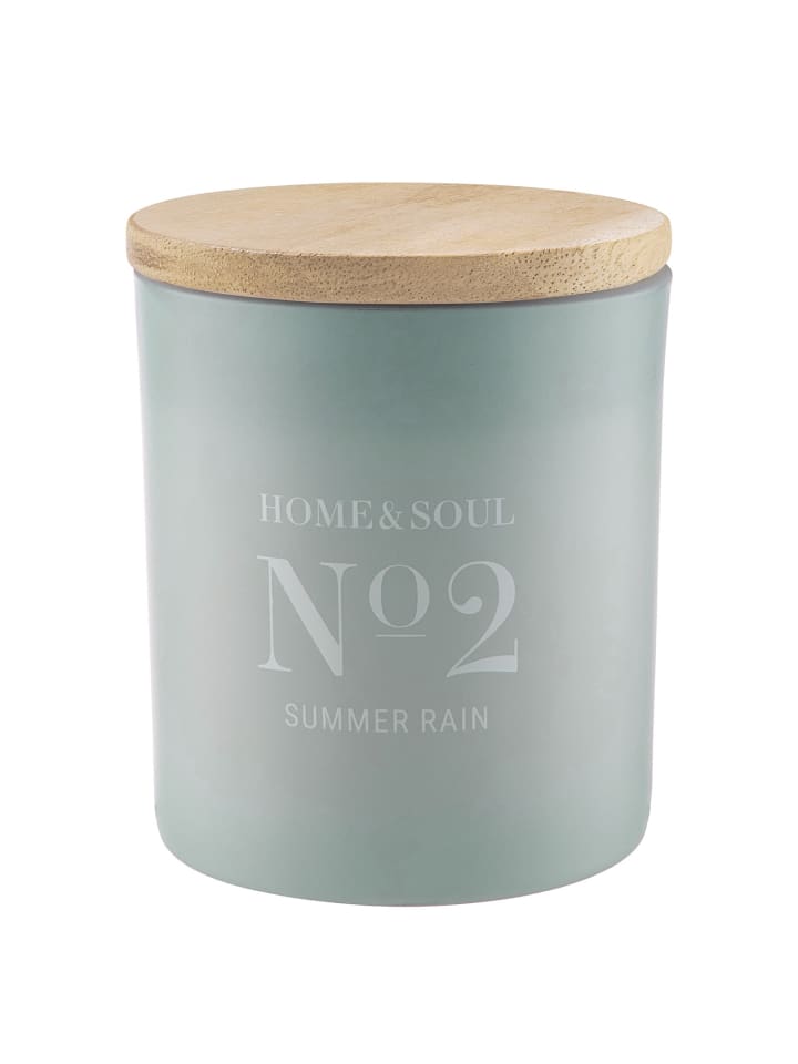 Butlers Duftkerze HOME & SOUL Summer Rain in Hellblau