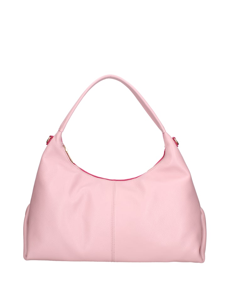 Schultertasche in PINK AND FUCHSIA