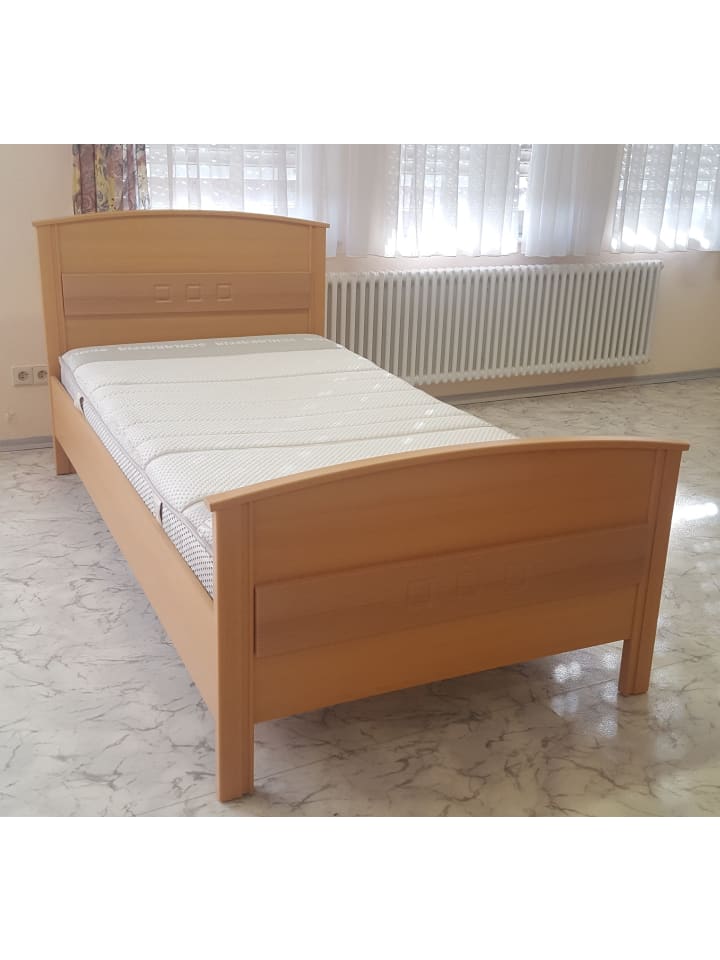 Komfortbett Curanum Buche natur Dekor 100x200 cm in Natur