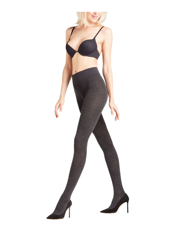Strumpfhose Softmerino in Anthra mel