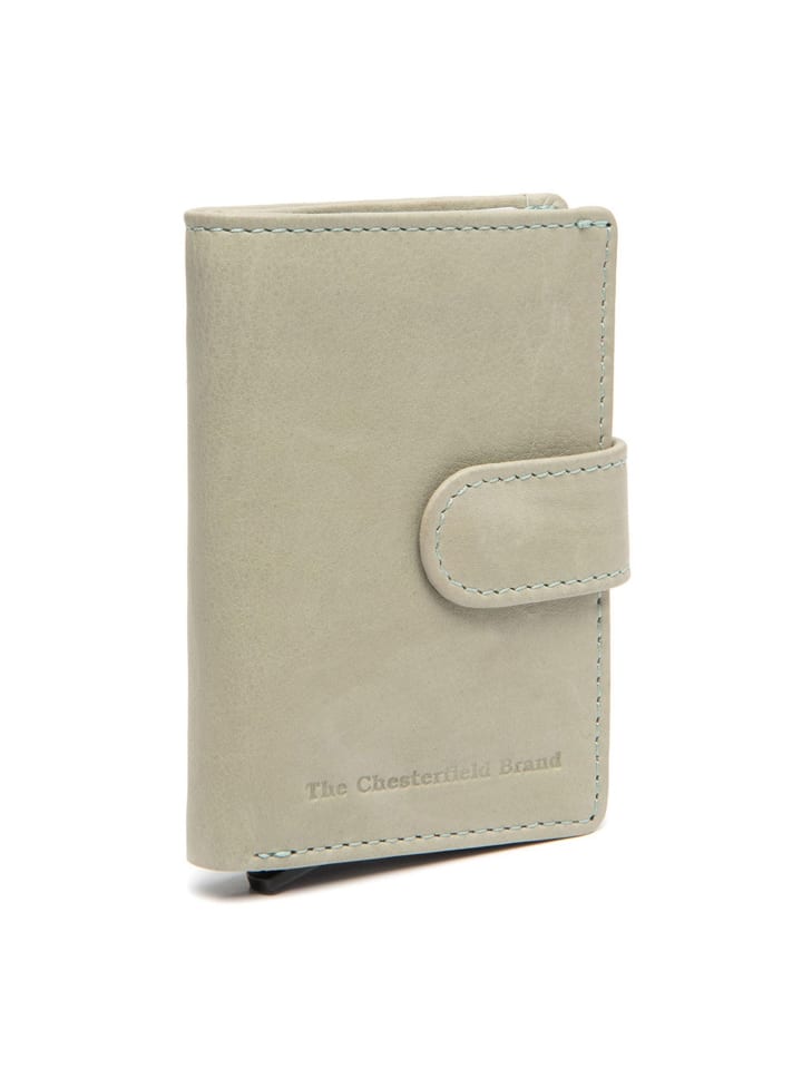 Kaunas Geldbörse RFID Schutz Leder 7.5 cm ocean blue