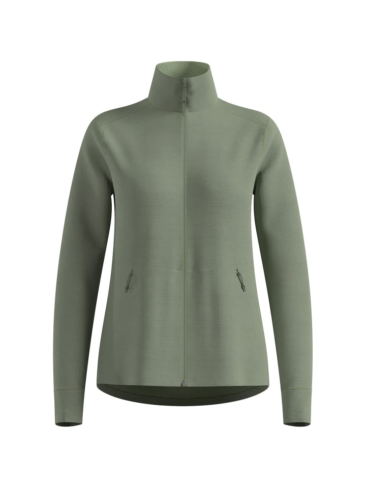 Longsleeve GRID FLEECE in Dunkelgrau0387