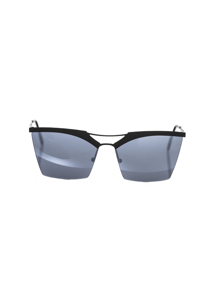 Schwarz Metallic Damen Sonnenbrille