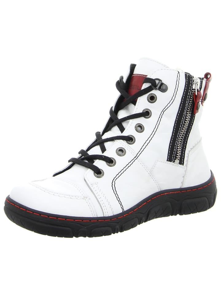 Stiefelette in weiß