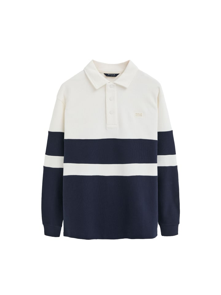 Sweatshirt MAN ECO LONG SLEEVE RELAXED FIT in Ecru