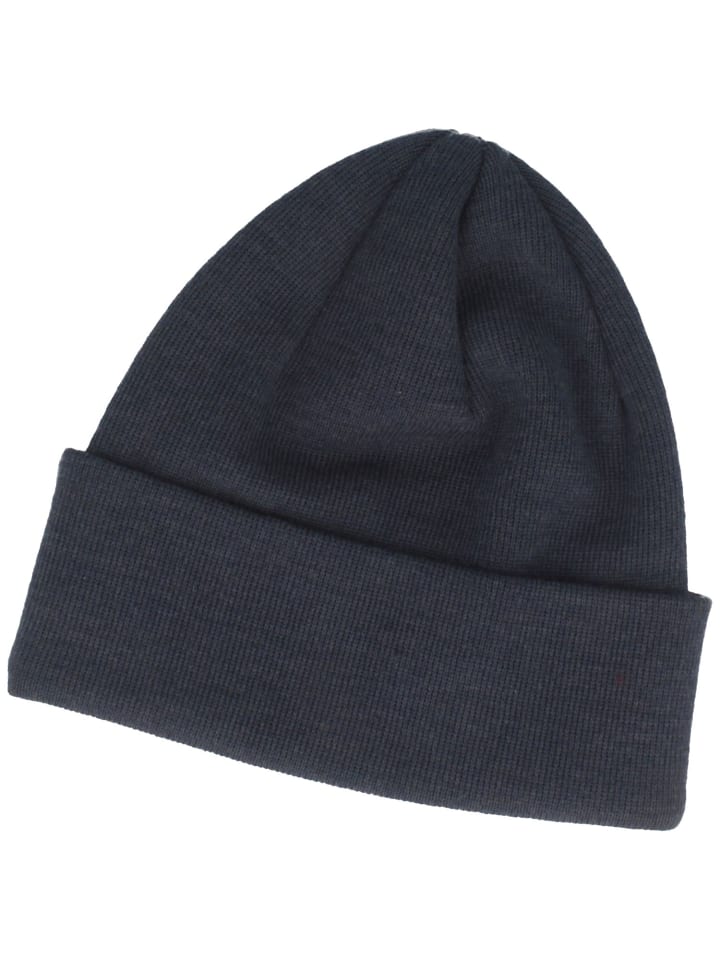 Strickmütze in blau