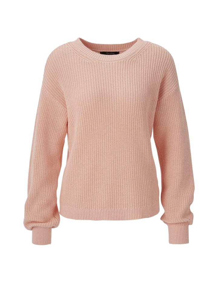 Strickpullover in rose