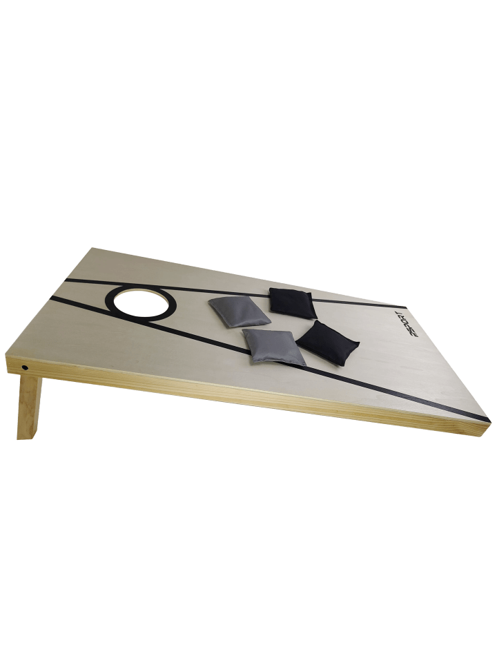 Cornhole Deluxe in Holzfarbe 120X60CM