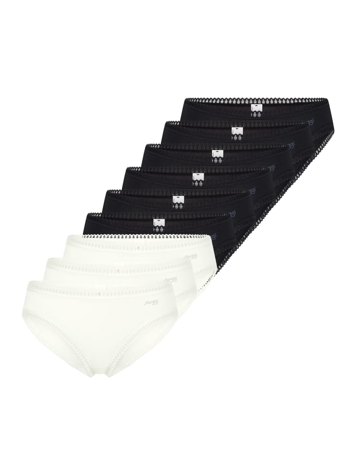 Mini Slip GO Crush in Schwarz / creme
