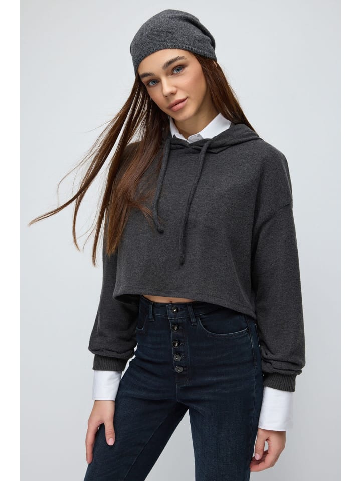 Sweatshirt im Anthrazit