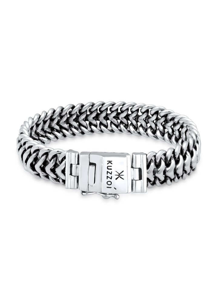 Armband 925 Sterling Silber Twisted in Silber