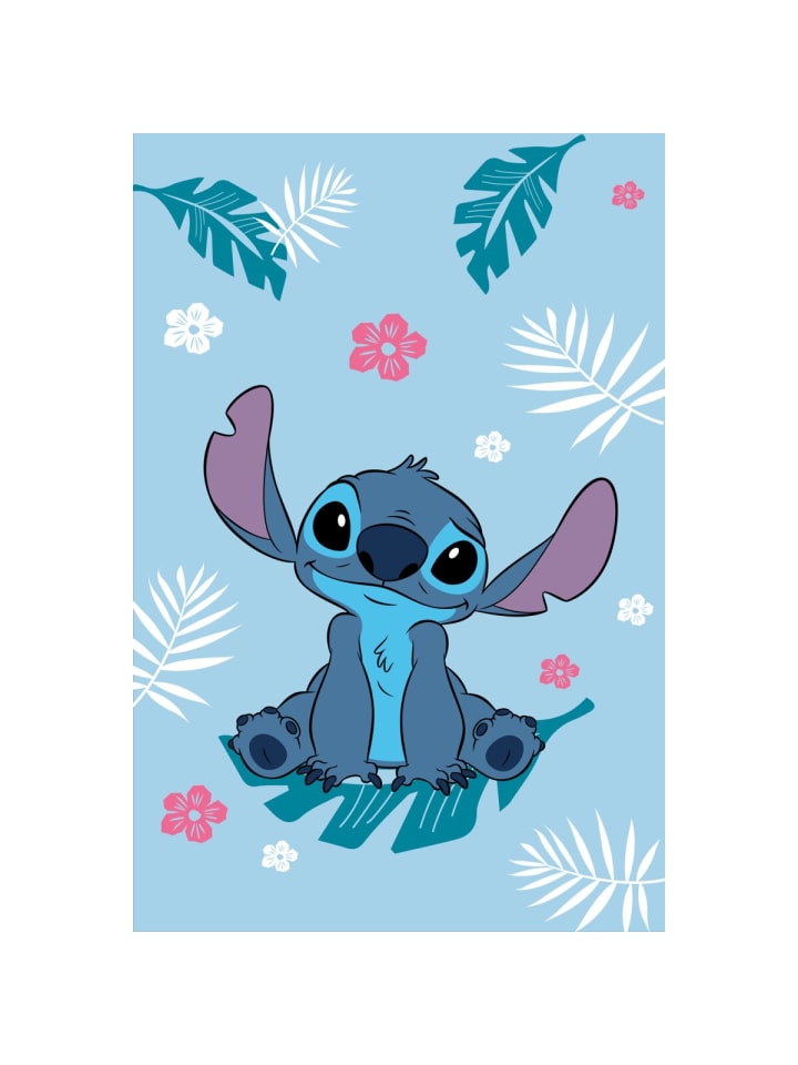 Polardecke 100x150cm Blau Kuscheldecke Disney