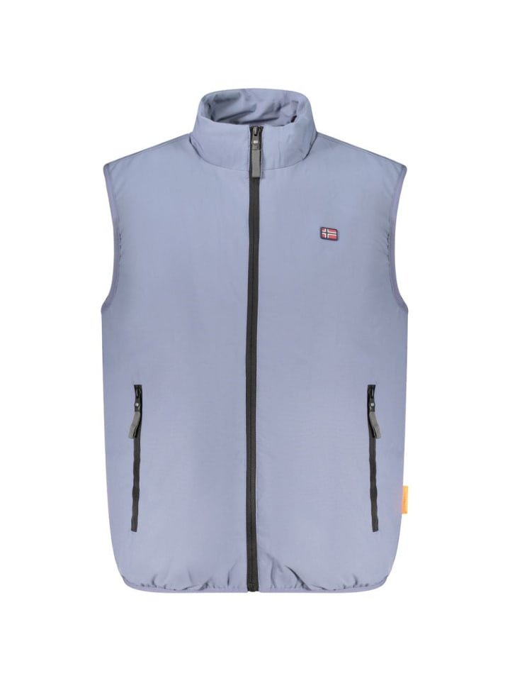 Blau Polyester Herren Jacke