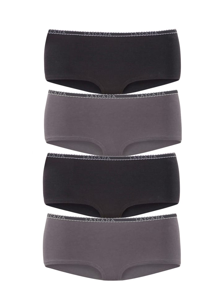 Panty in schwarz / anthrazit