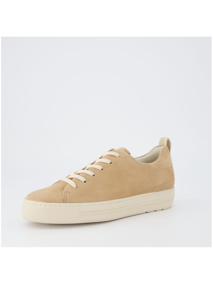 Schnürschuh in beige