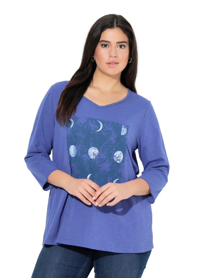 Shirt in atlantikblau