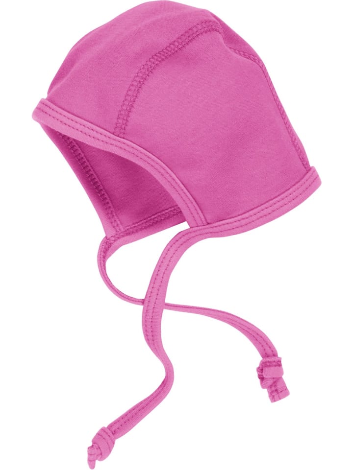 Erstlingsmütze Interlock in Pink