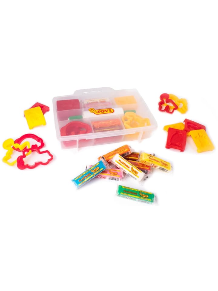 Plastilin mit Zubehör  + Formen + Werkzeuge Koffer