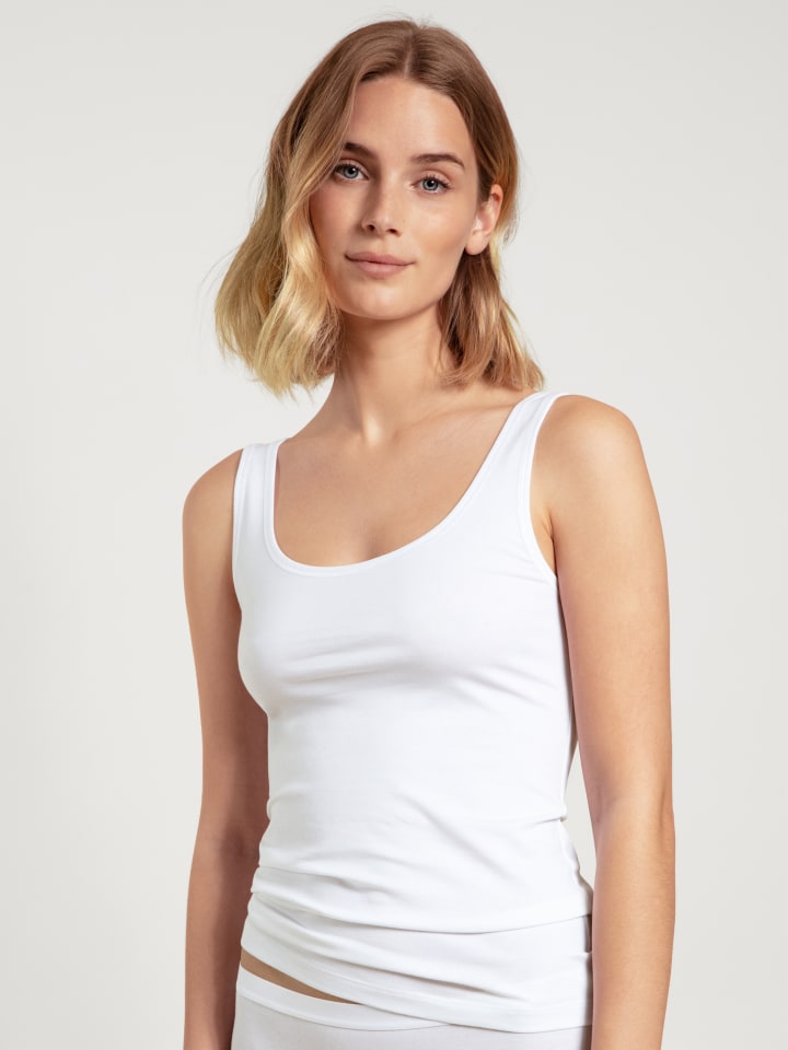 Tank-Top, 2er-Pack in weiss