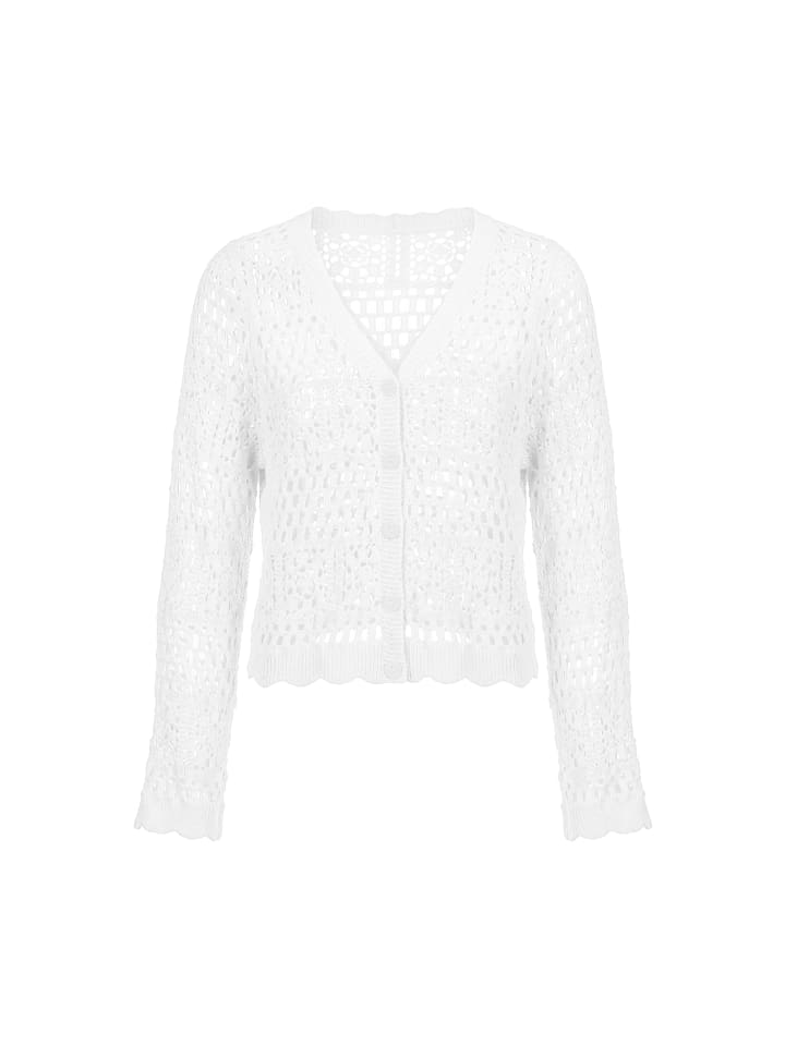 Women Cardigan in White