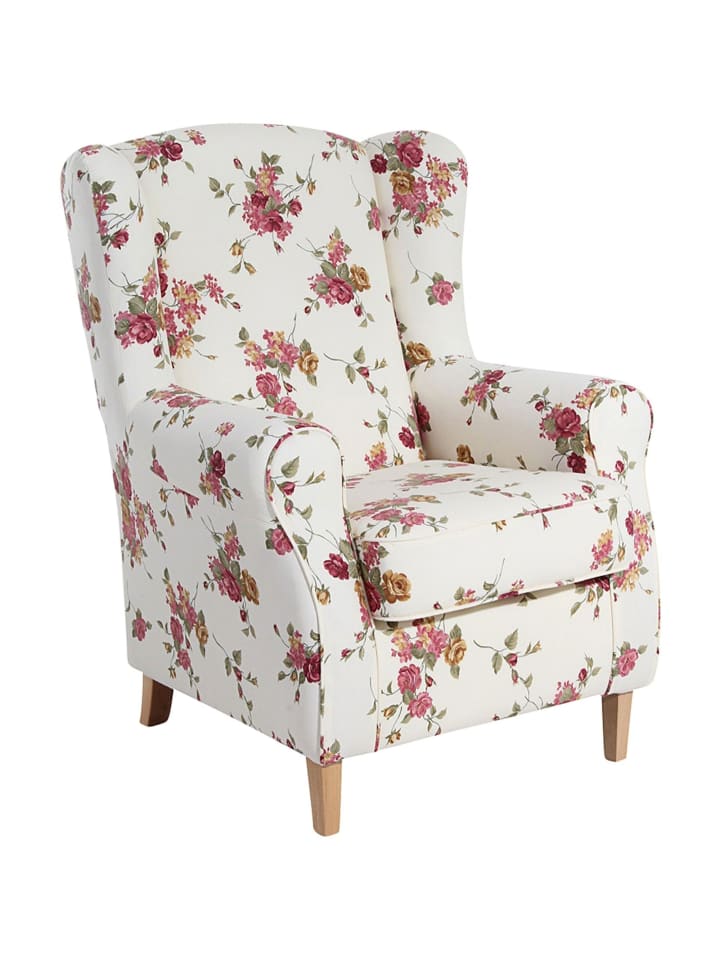 OHRENSESSEL Karlen Bezug Flachgewebe Buche natur / beige
