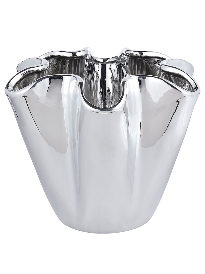 Butlers Vase REFLECT in Silber