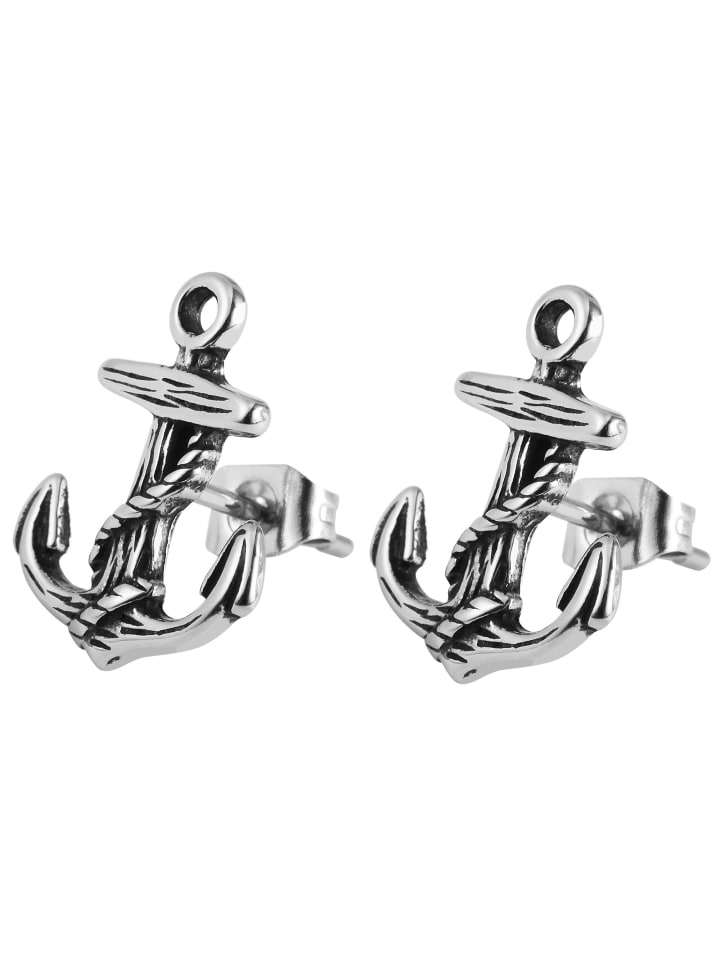 Damen Ohrringe – Ohrstecker aus Edelstahl in silber