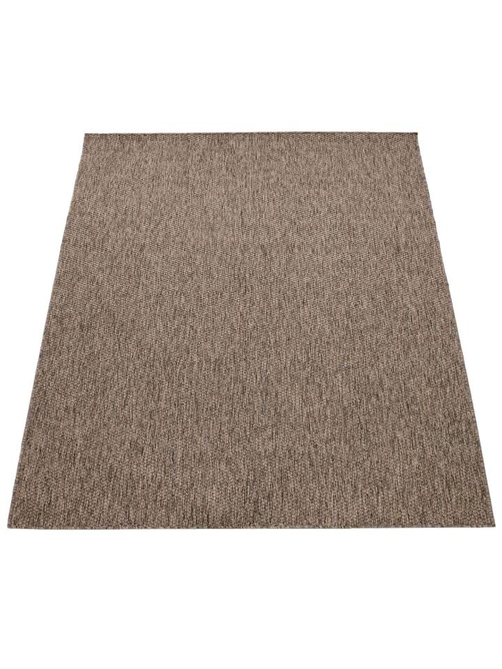 Teppich Kurzflor Unifarben Wohnzimmer in Braun