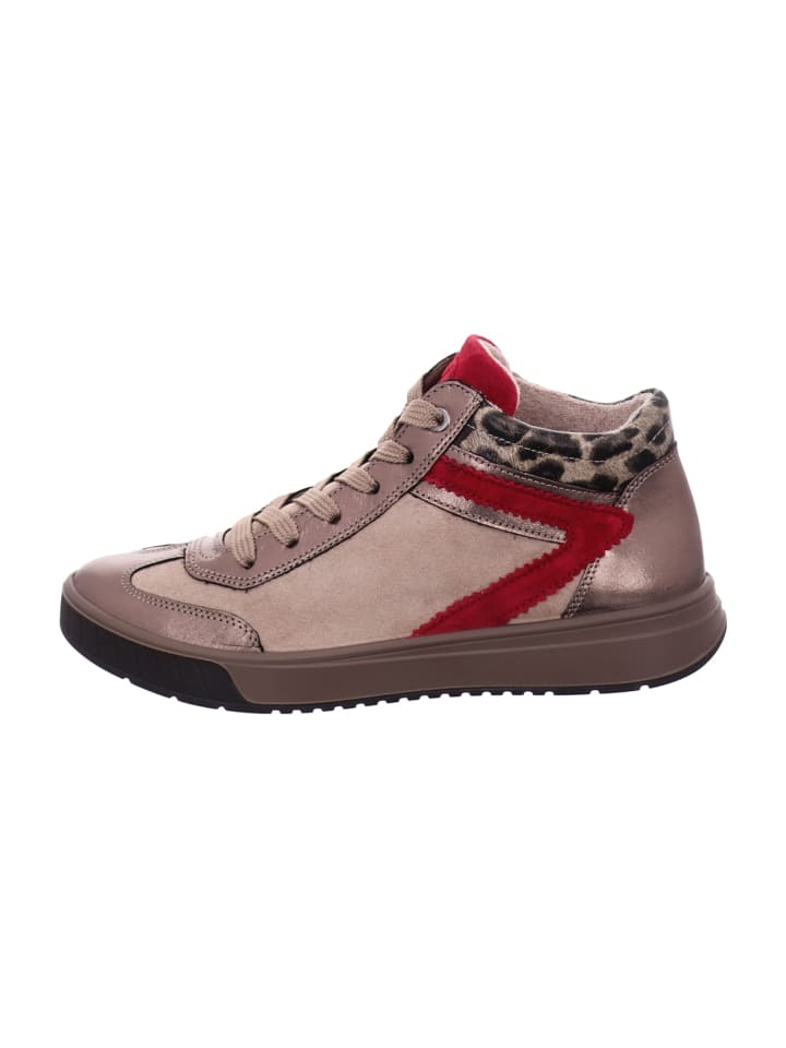 Sneaker High in Beige